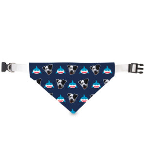 Collar Bandana Con Tiburones