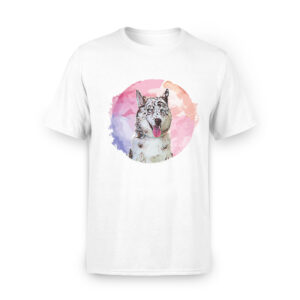 Camiseta ArtÍstica Con Esfera Multicolor